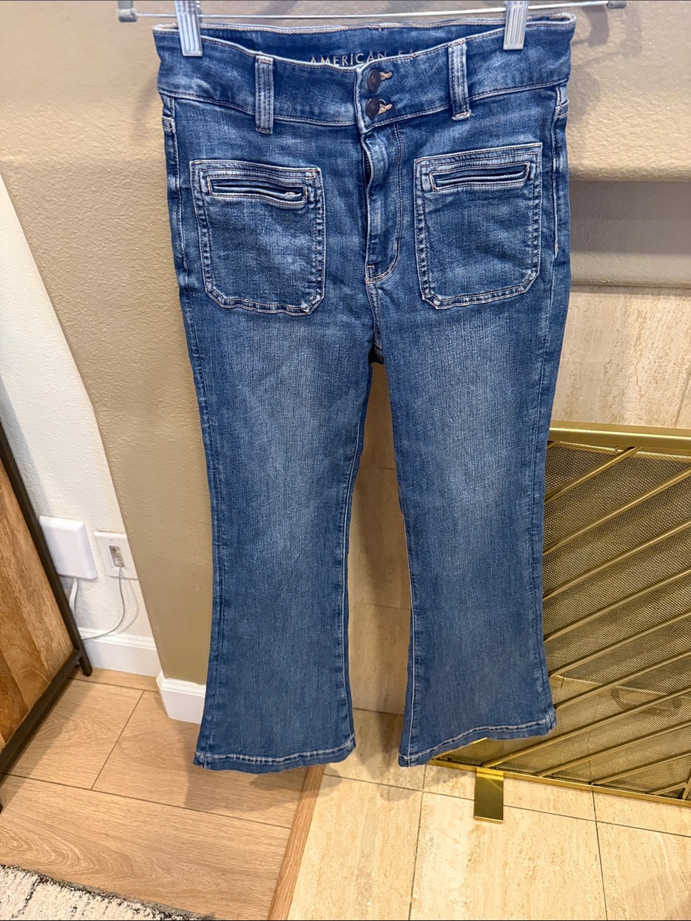American Eagle Outfitters Next Level Stretch High waisted Flared Jeans